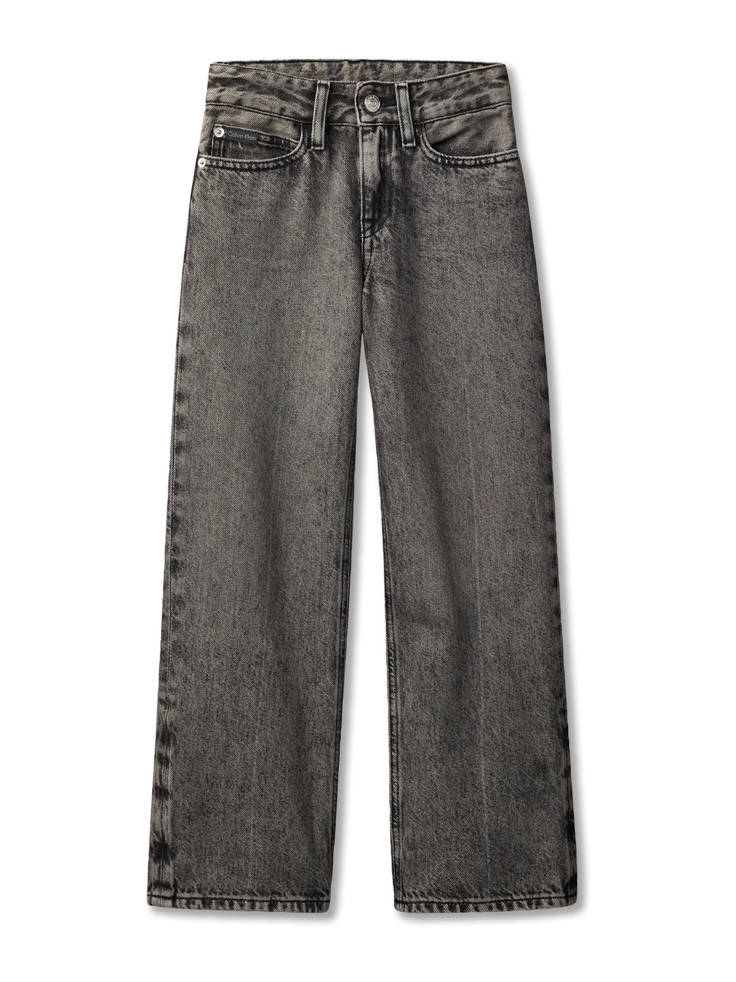 Wide leg Jeans di Calvin Klein Jeans in nero: frontale