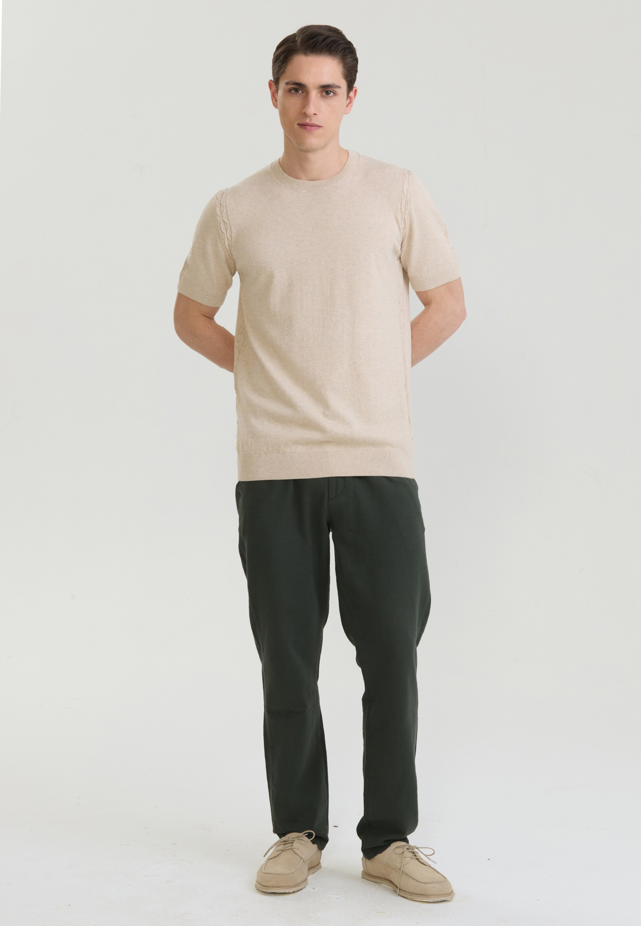 Felix Hardy T-shirt i beige
