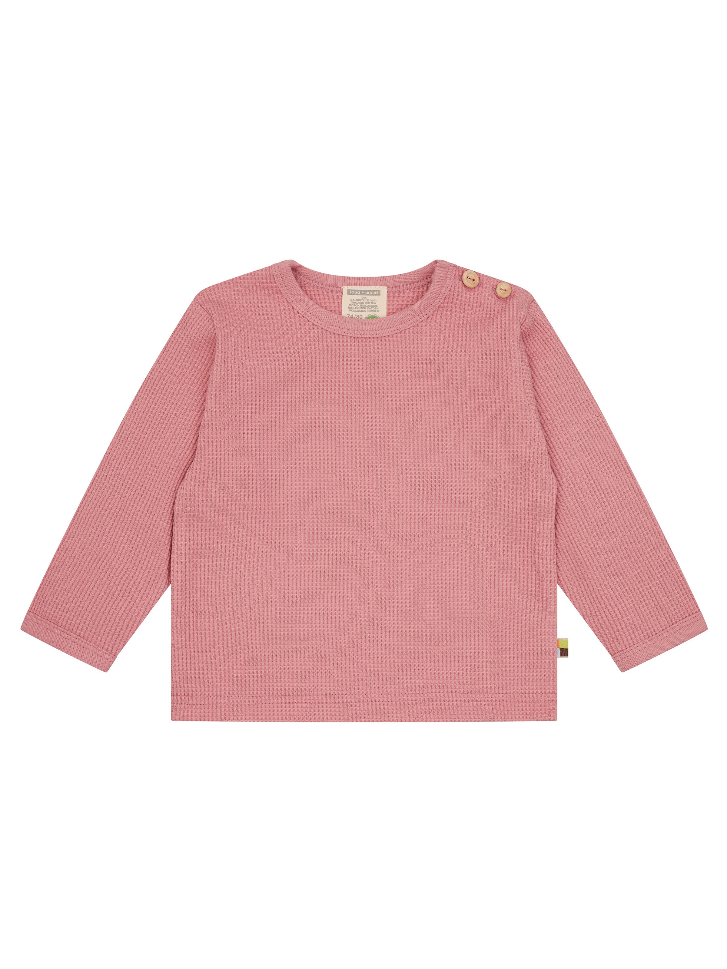 loud + proud Shirt‌‌‌ in Pink: Vorderseite