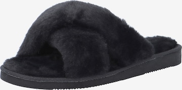 Bianco Slippers in Black: front