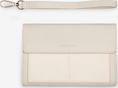 Kapten & Son Pochette 'Clutch Wallet Versailles Sandstone' en beige, Vue avec produit