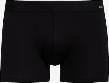CALIDA Boxer shorts 'Cotton Code' in Black: front