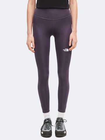 THE NORTH FACE Skinny Sporthose 'FLEX' in Lila: Vorderseite