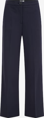 WE Fashion Pleated Pants in Blue: front