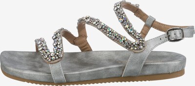 Alma En Pena Riemensandalen in silber, Produktansicht