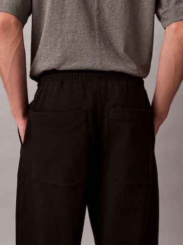 Calvin Klein Loosefit Kalhoty – černá