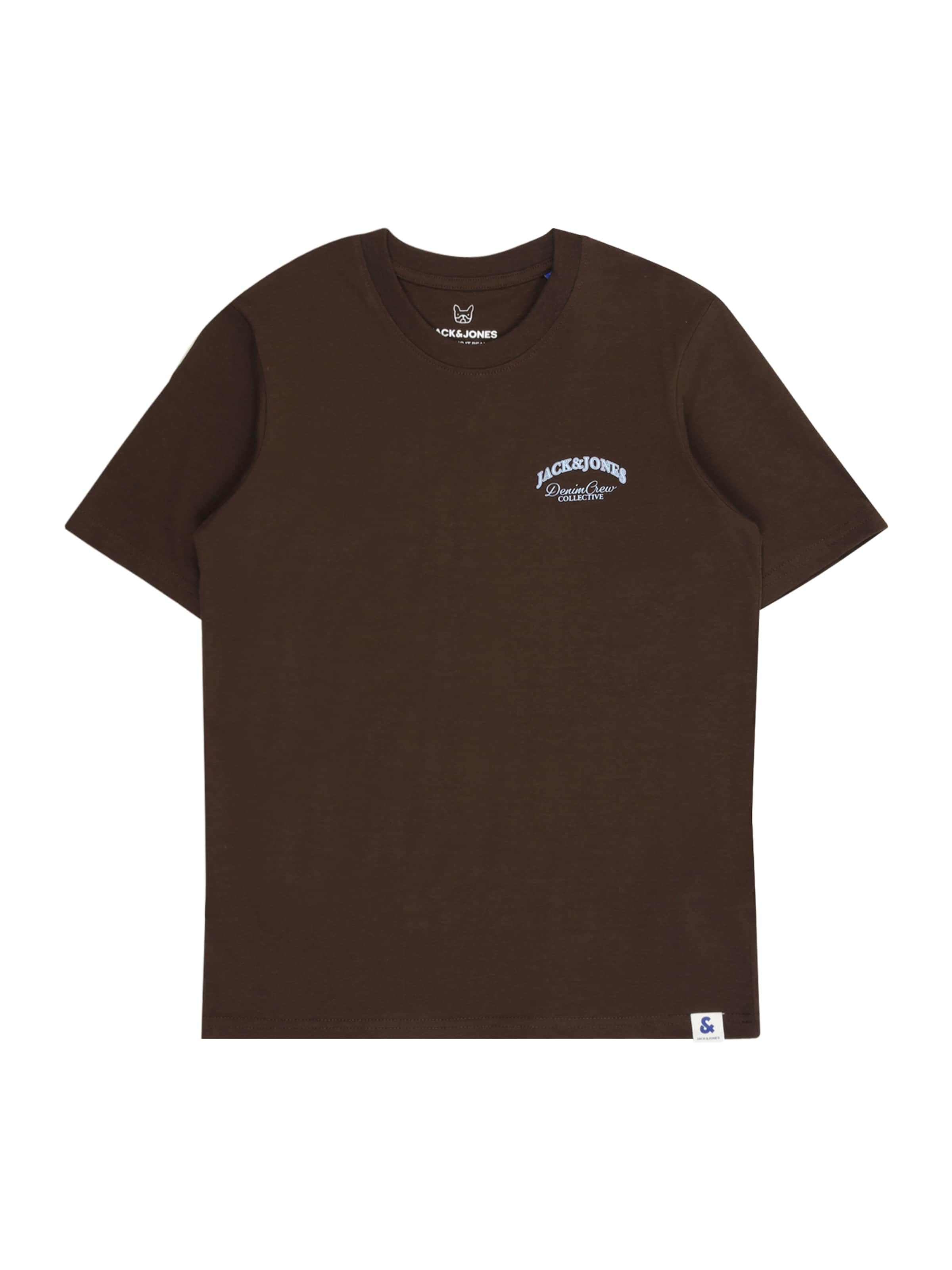 Jack & Jones Junior Μπλουζάκι 'JJEBRANDES' σε καφέ: μπροστά