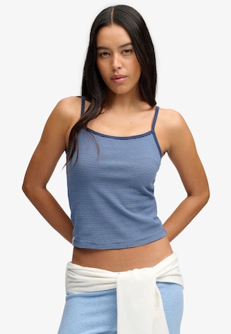 Haut Superdry & Co en bleu : devant