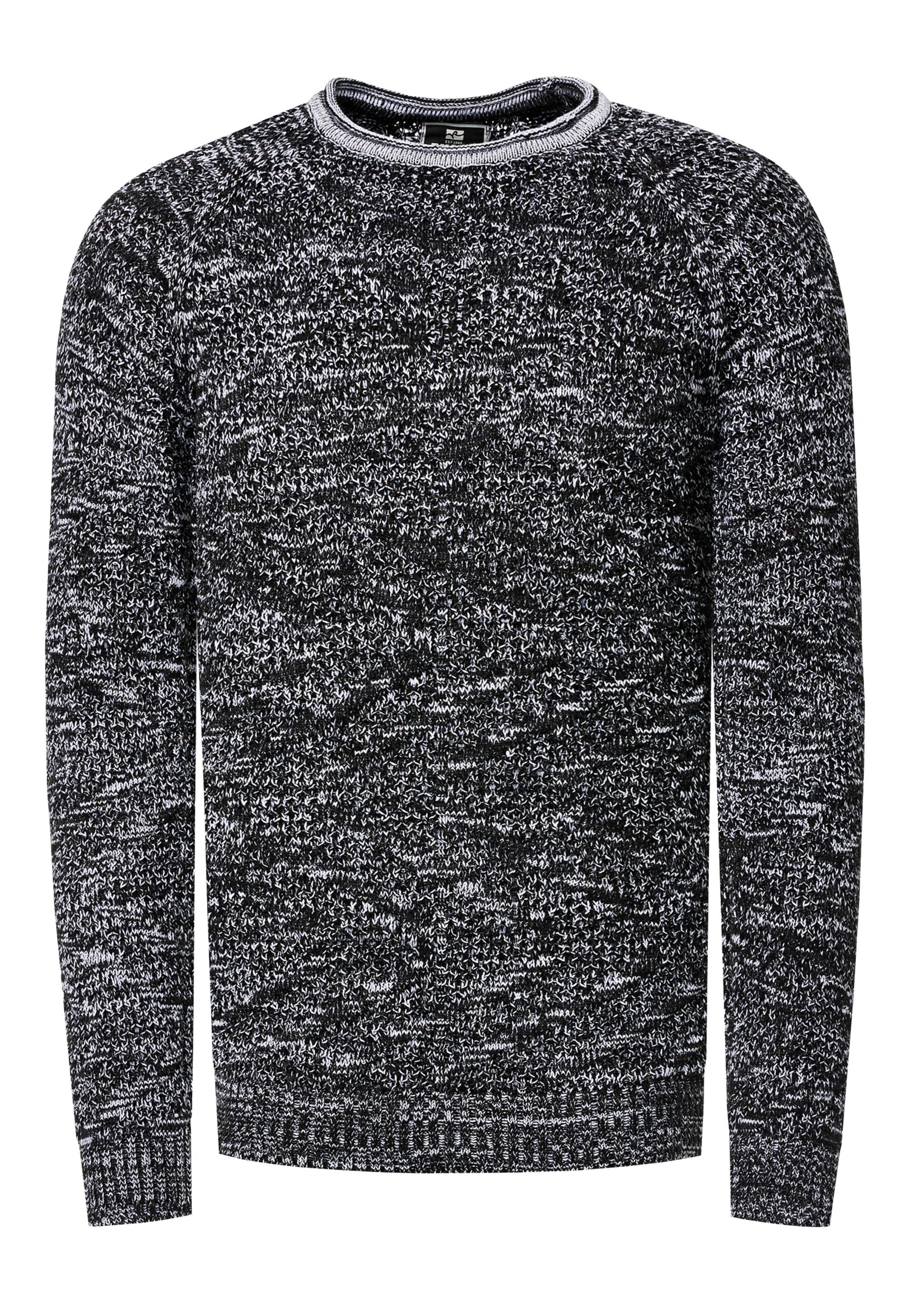 Rusty Neal Pullover in Schwarz: Vorderseite
