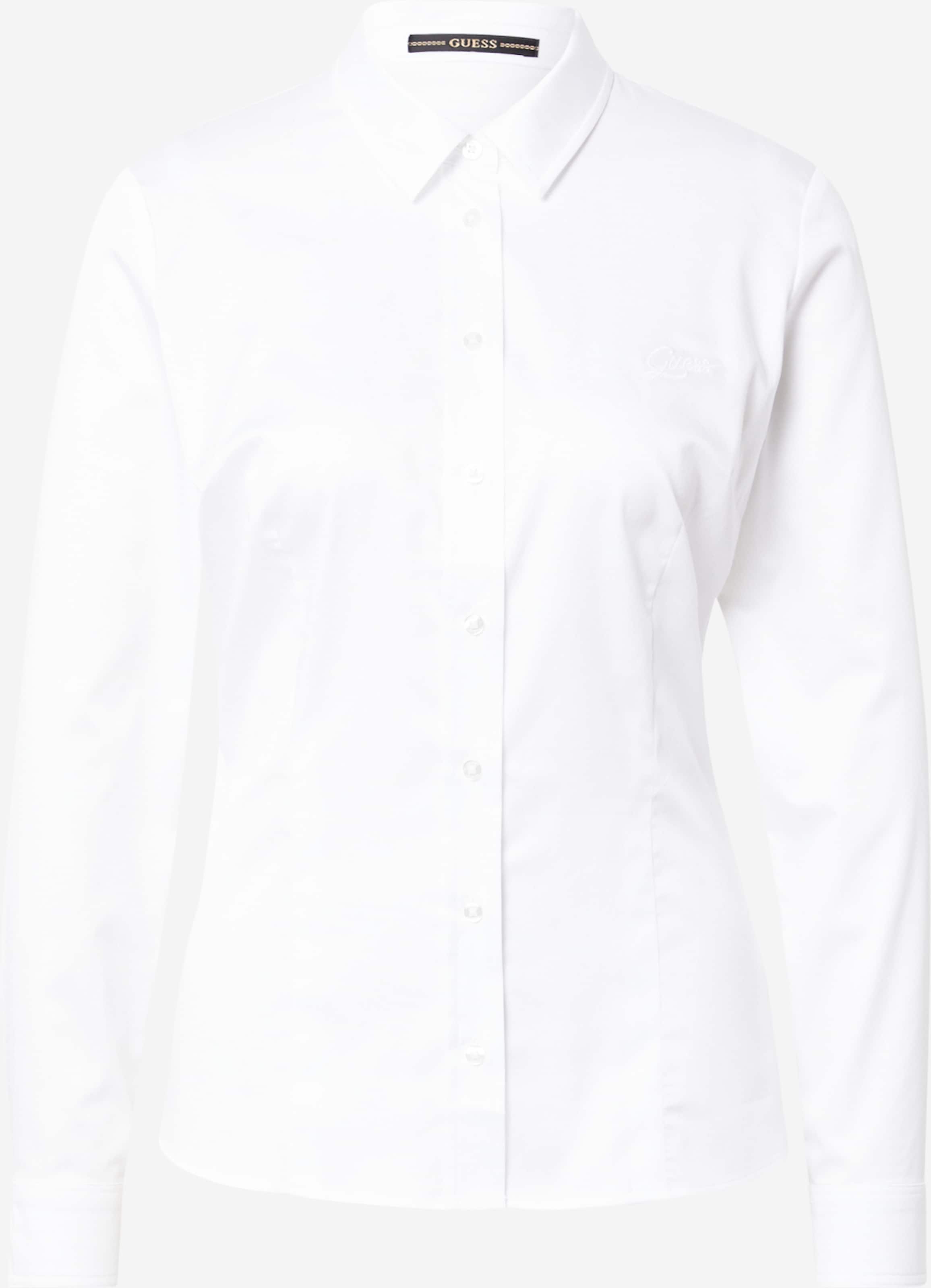 as Belangrijk nieuws de wind is sterk GUESS Blouse 'CATE' in White | ABOUT YOU