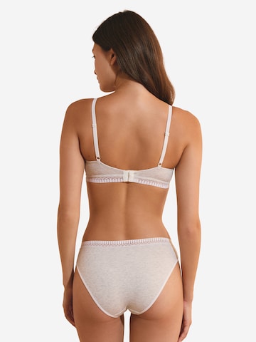 ETAM Triangel Slip aus Bio-Baumwolle 'Happily' in Grau