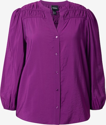 Chemisier Ulla Popken en violet : devant