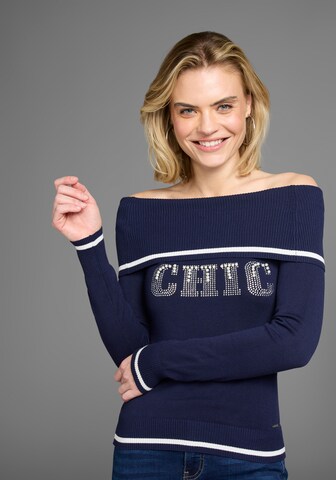 LAURA SCOTT Sweater in Blue: front
