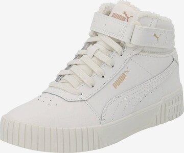 PUMA Sneakers hoog 'Carina 2.0' in Wit: voorkant