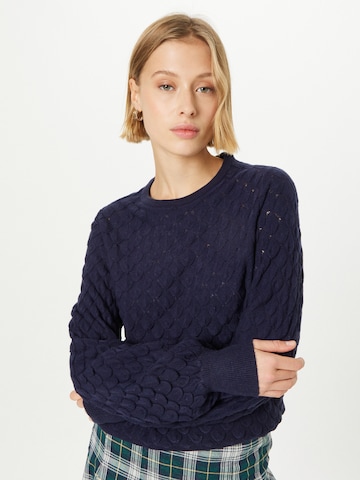 Pull-over 'Gilja' ONLY en bleu : devant