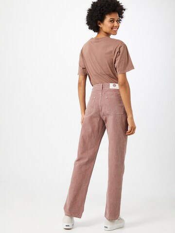 MUD Jeans Wide leg Jeans 'Relax Rose' in Brown