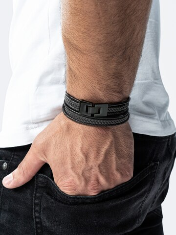 Bracelet 'Wrap' SERASAR en noir