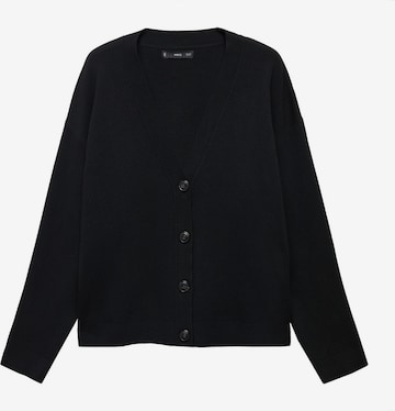 Cardigan 'TORTUGA' MANGO en noir : devant