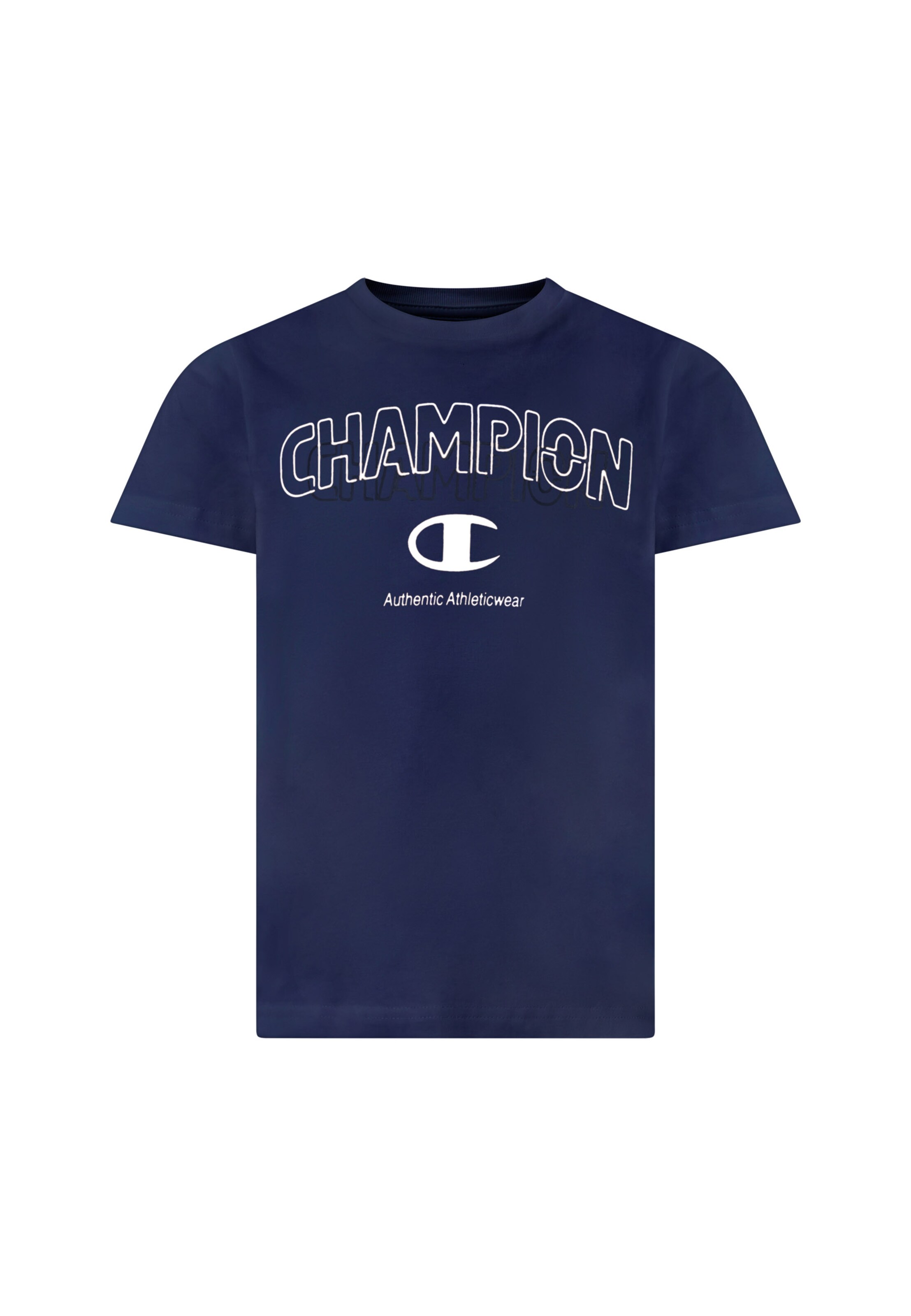 Champion Authentic Athletic Apparel Shirt in Blue: front