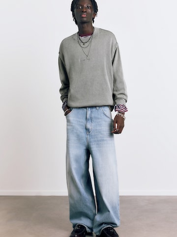 Pull-over 'STWD' Pull&Bear en gris