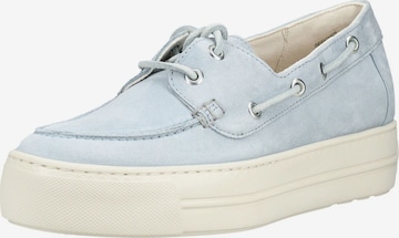 Paul Green Mocassins in Blauw: voorkant