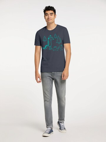 SOMWR T-Shirt in Blau