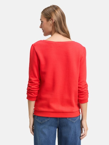 TOM TAILOR DENIM Sweatshirt in Red
