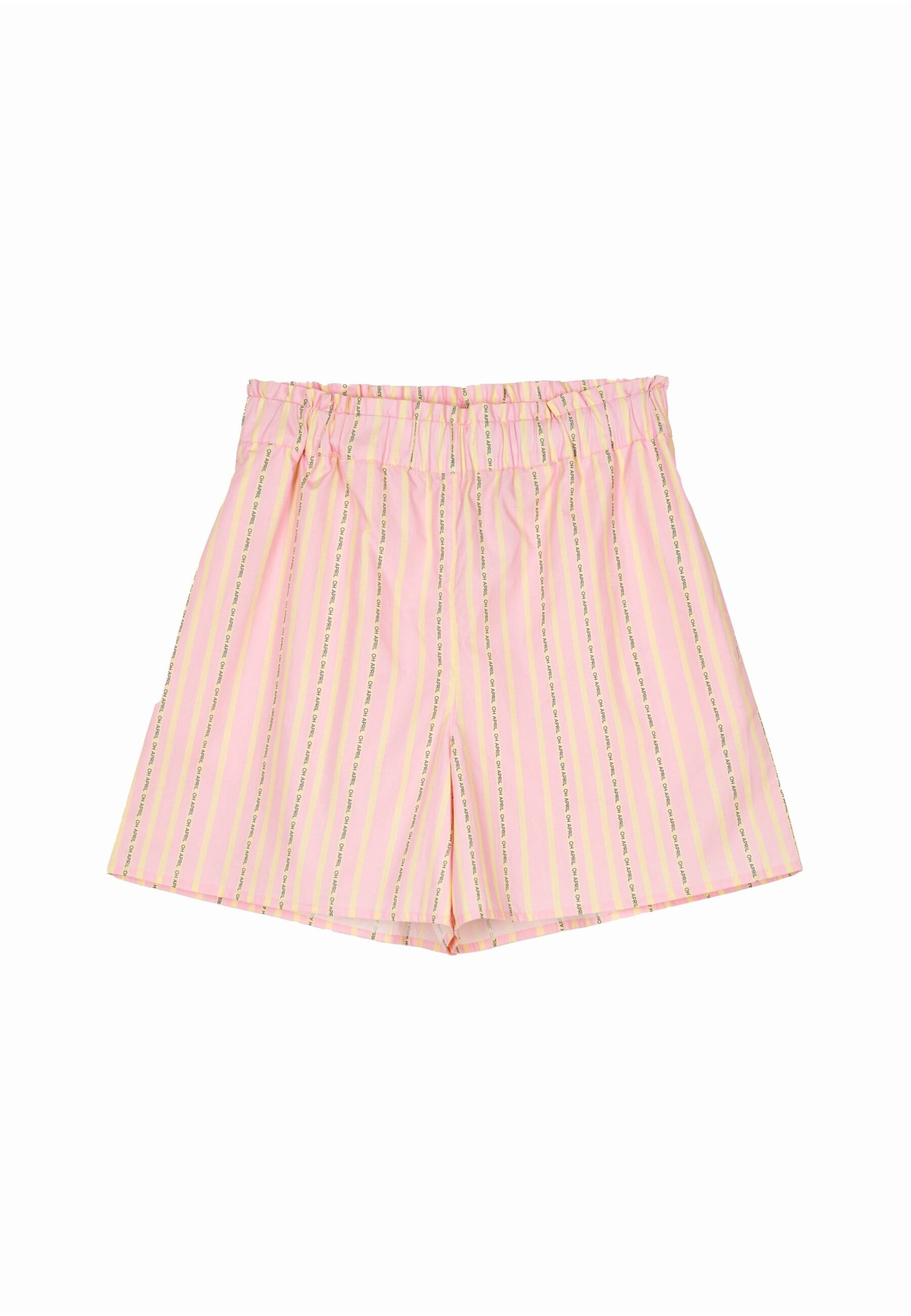 OH APRIL Regular Trousers 'Yuzu' in Pink: front