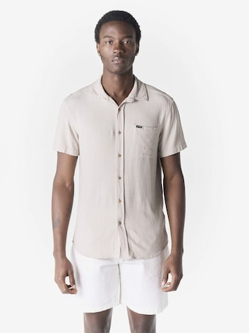 KOROSHI - Ajuste regular Camisa en gris: frente