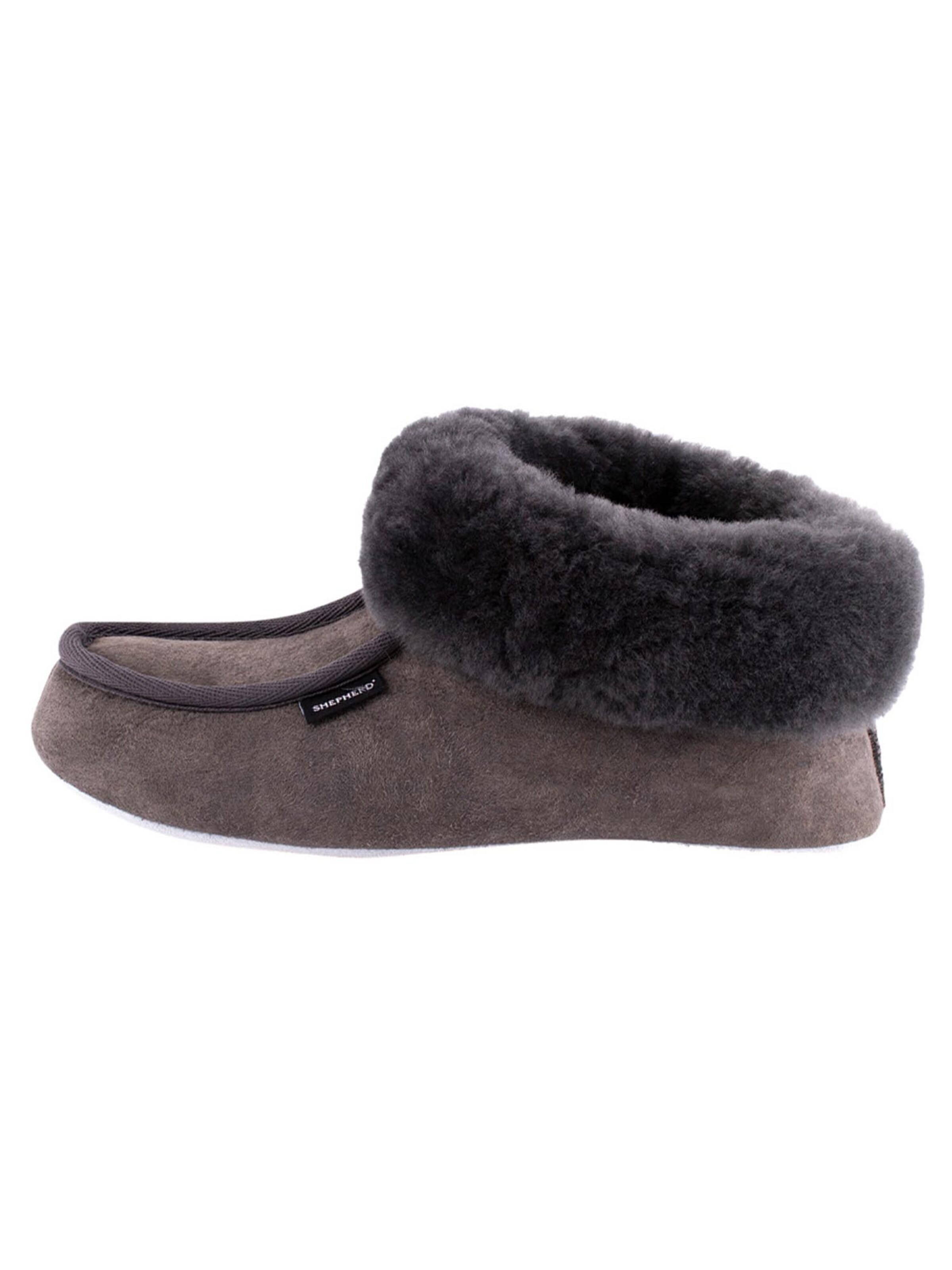 SHEPHERD Hausschuh 'Moa'‌‌‌‌‌ in Schwarz: Vorderseite