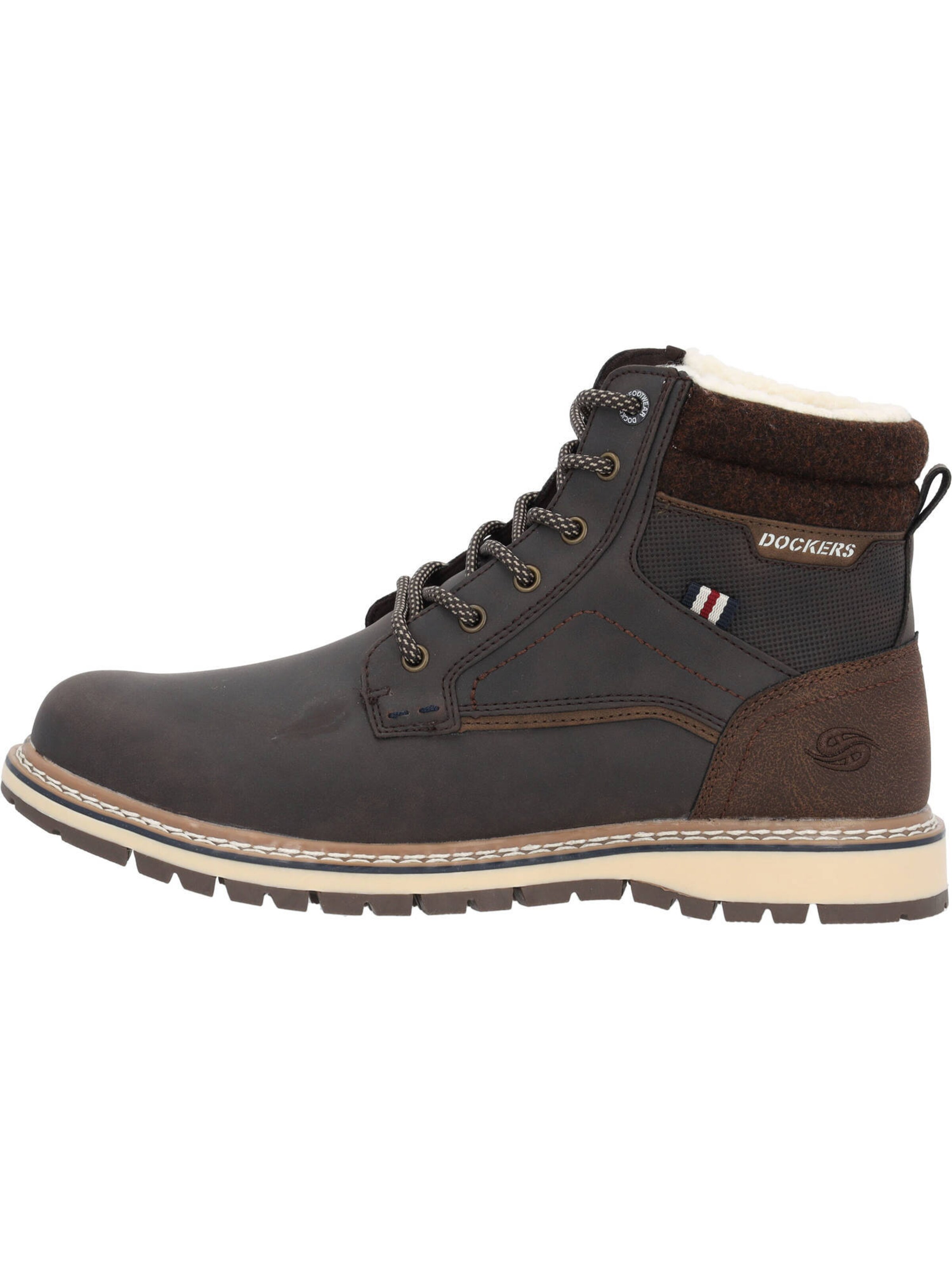 Dockers Lace-Up Boots in Brown