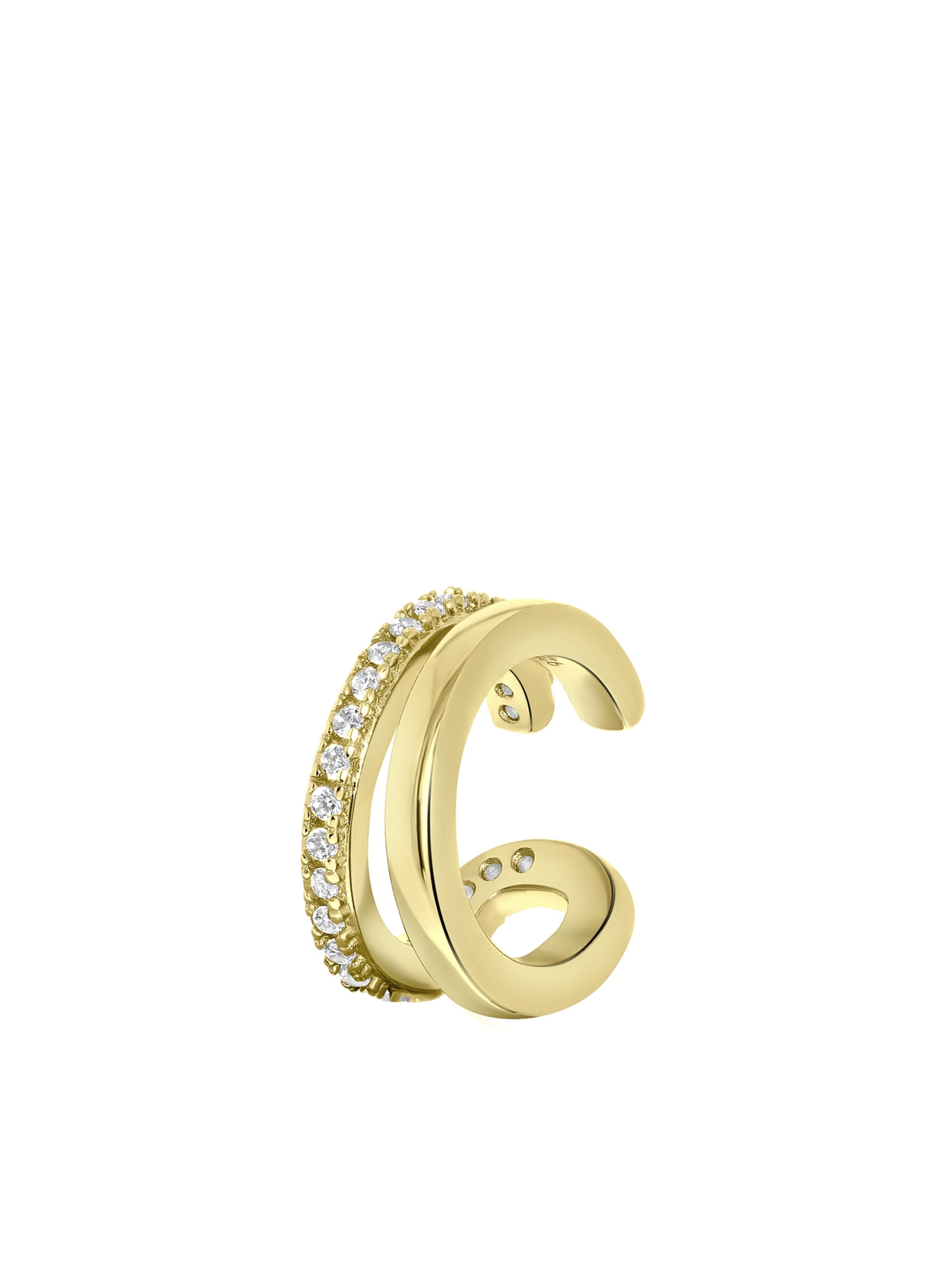 Lucardi Oorbellen in Goud: voorkant