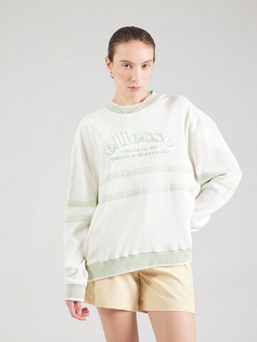 ELLESSE Sweatshirt 'MANIGOD' in White: front