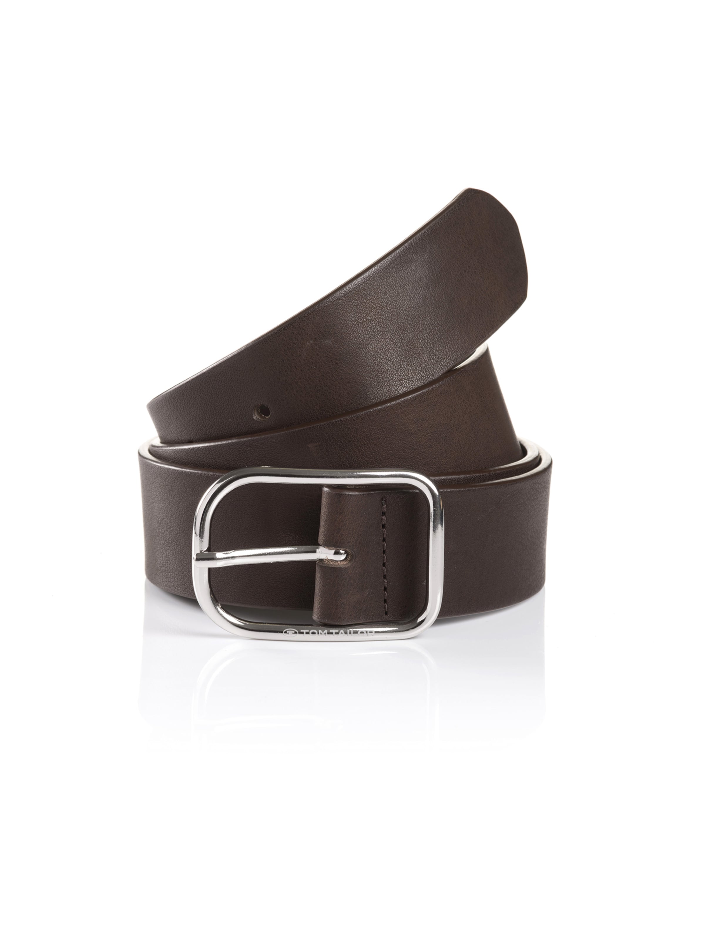 Ceinture &#x27;HELEN&#x27; TOM TAILOR en marron : devant