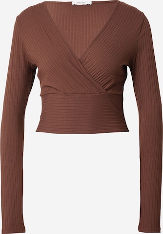 ABOUT YOU Shirt 'Cecile' in Brown: front
