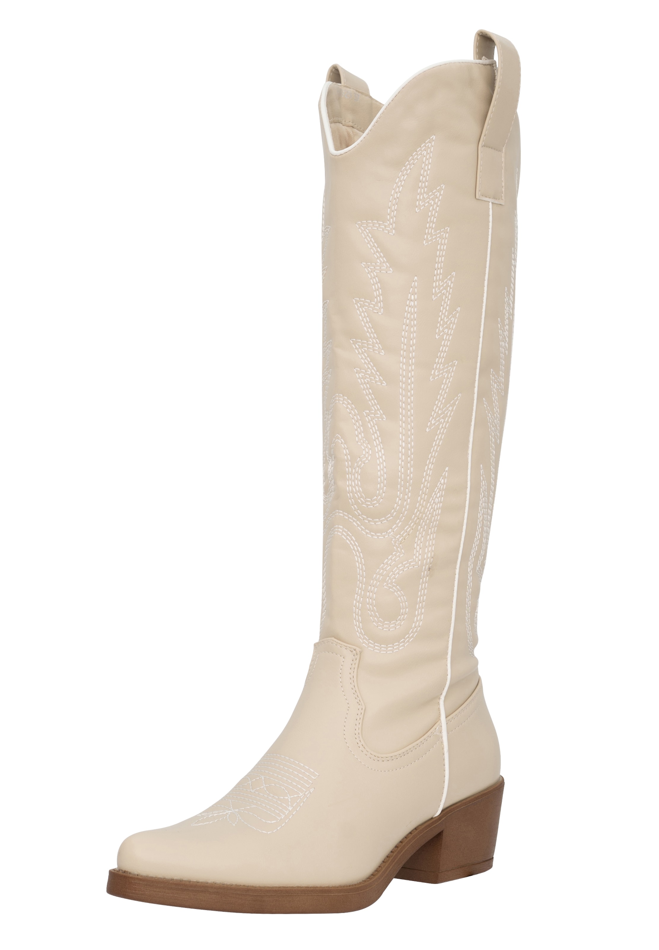 Stivale da cowboy di Salinyang in verde: frontale