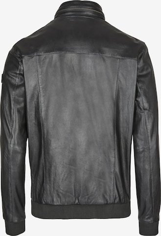 bugatti Lederjacke in Schwarz