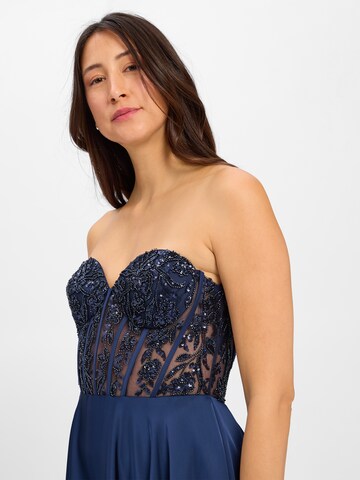 Robe de soirée Laona en bleu