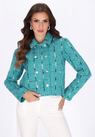 faina - Blazer em azul: frente
