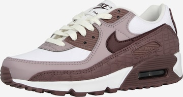 Baskets basses 'Air Max 90' Nike Sportswear en rouge : devant