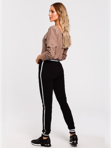 made of emotion - Slimfit Pantalón en negro