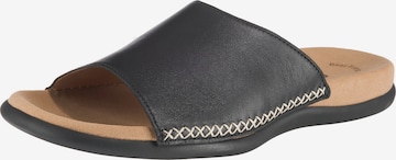 GABOR Mules in Black: front