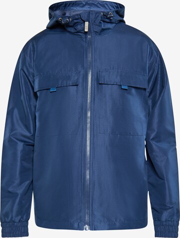 Mo ATHLSR Between-Season Jacket in Blue: front