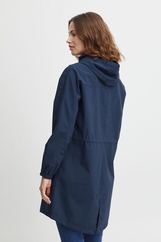 Fransa Between-Seasons Coat 'Pafasa' in Blue