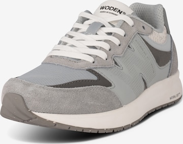 WODEN Platform trainers in Grey: front