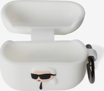 Protection pour smartphone Karl Lagerfeld en blanc