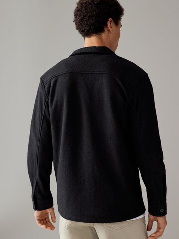 Next Regular fit Button Up Shirt in Black