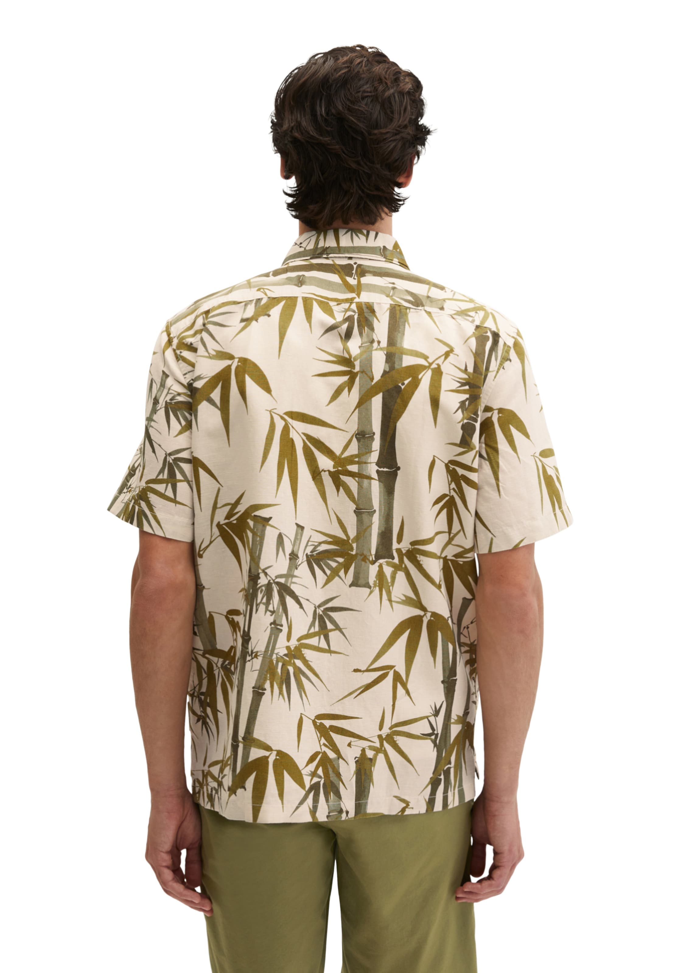 Marc O'Polo Regular fit Overhemd in Bruin