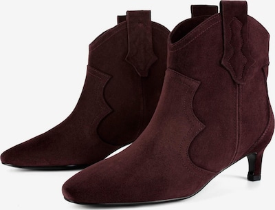 L37 HANDMADE SHOES Kotníkové boty 'TEXAS WIND' ve velikosti 35 - burgundská červeň, Produkt