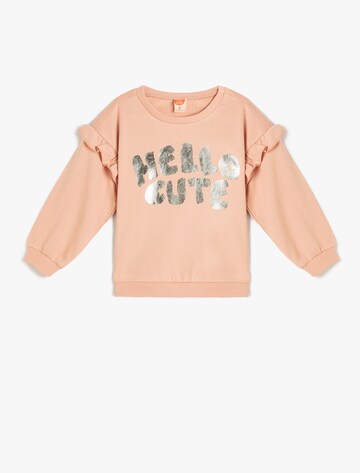 Koton Sweatshirt in Orange: Vorderseite